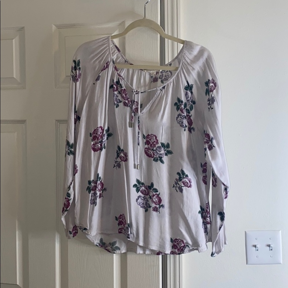 floral blouse